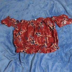 floral flowy top